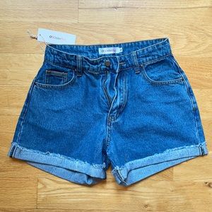 Womens Jean Shorts - Sunflower